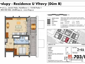 Prodej bytu 2+kk, Kralupy nad Vltavou, Nádražní, 49 m2