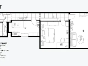 Prodej bytu 3+kk, Brno, Tišnovská, 73 m2