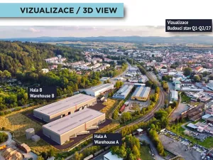 Pronájem výrobních prostor, Písek, 1500 m2