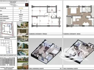 Prodej bytu 2+kk, Golem, Albánie, Mali i Robit, 57 m2