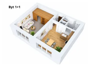 Pronájem bytu 1+1, Olomouc, Dukelská, 45 m2