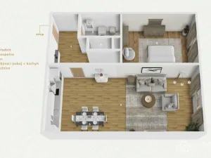 Prodej bytu 2+kk, Plzeň - Hradiště, Zelenohorská, 40 m2