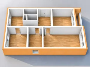 Prodej bytu 4+1, Jirkov, Na Borku, 76 m2