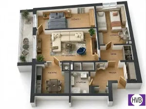 Prodej bytu 3+1, Praha - Braník, Údolní, 67 m2