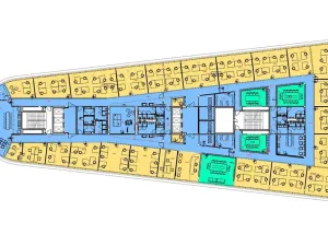Pronájem kanceláře, Praha - Holešovice, Argentinská, 1300 m2