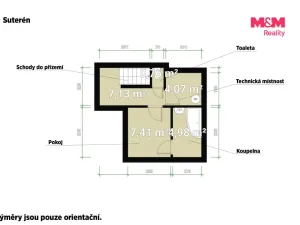 Prodej chaty, Klecany, 52 m2