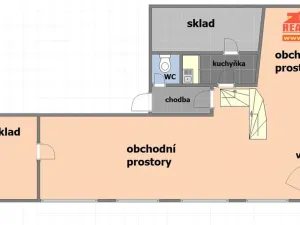 Pronájem obchodního prostoru, Náchod, Krámská, 169 m2