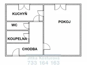 Prodej bytu 1+1, Opava - Předměstí, Zámecký okruh, 41 m2