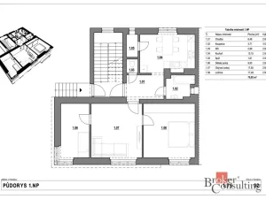 Prodej bytu 3+1, Brno - Žabovřesky, Zemkova, 70 m2