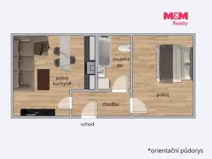 Prodej bytu 2+kk, Sušice - Sušice II, Na Hrázi, 45 m2