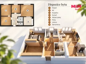 Prodej bytu 3+kk, Praha, Tererova, 63 m2