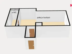 Pronájem bytu 1+kk, Kostelec nad Orlicí, Pelclova, 50 m2
