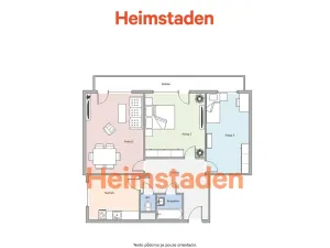 Pronájem bytu 3+1, Orlová - Lutyně, Školní, 66 m2