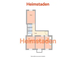 Pronájem bytu 3+1, Ostrava - Poruba, Opavská, 73 m2
