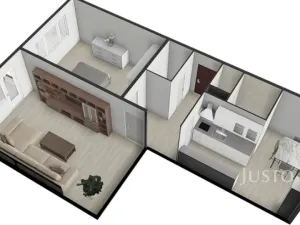 Prodej bytu 2+1, Písek - Budějovické Předměstí, Harantova, 63 m2