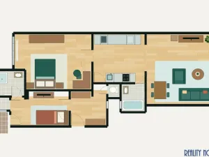 Pronájem bytu 3+kk, Praha - Holešovice, Janovského, 86 m2