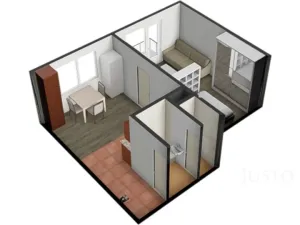 Prodej bytu 1+1, Písek - Budějovické Předměstí, Harantova, 36 m2