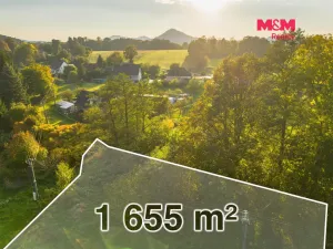 Prodej pozemku pro bydlení, Kunratice u Cvikova, 1655 m2