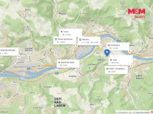 Pronájem bytu 1+1, Velké Březno - Valtířov, 47 m2