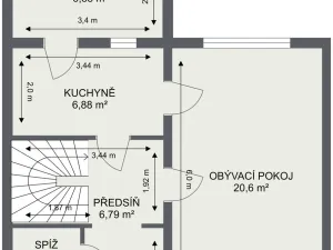 Prodej rodinného domu, Brno, Vránova, 120 m2