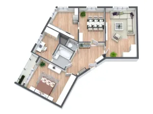 Prodej bytu 3+1, Ostrava - Hrabůvka, Mjr. Nováka, 74 m2