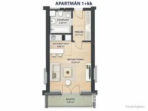 Prodej bytu 1+kk, Špindlerův Mlýn, 38 m2