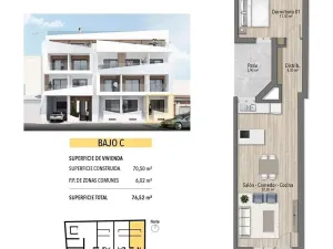Prodej bytu 2+kk, Torrevieja, Španělsko, 68 m2