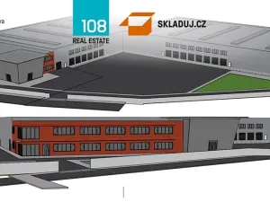Pronájem skladu, Zápy, 10000 m2
