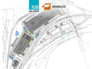 Pronájem skladu, Jirkov, Jezerská, 4342 m2