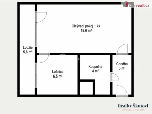 Pronájem bytu 2+kk, Most, Brněnská, 35 m2