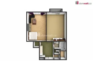 Pronájem bytu 2+kk, Praha - Žižkov, Jeseniova, 50 m2