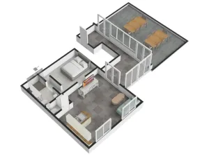 Pronájem bytu 2+kk, Vojkovice, 84 m2