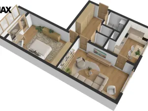 Prodej bytu 2+1, Hradec Králové - Moravské Předměstí, Sekaninova, 61 m2