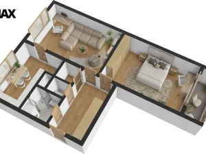 Prodej bytu 2+1, Hradec Králové - Moravské Předměstí, Sekaninova, 61 m2
