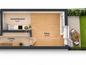 Prodej bytu 1+kk, Praha - Kyje, Sicherova, 30 m2
