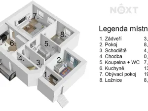 Prodej rodinného domu, Novosedly, 66 m2