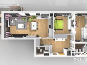Pronájem bytu 3+kk, Praha - Dolní Chabry, K Beranovu, 86 m2