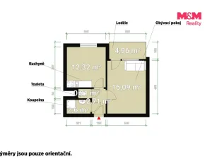 Pronájem bytu 1+1, Plzeň, Čermákova, 34 m2
