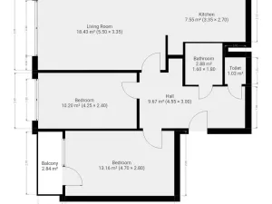 Pronájem bytu 3+kk, Praha - Horní Měcholupy, Janovská, 63 m2