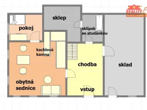 Prodej podílu 1/2 chalupy, Horní Maršov - Horní Lysečiny, 126 m2