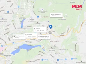 Pronájem bytu 1+kk, Liberec - Liberec XV-Starý Harcov, Sosnová, 32 m2