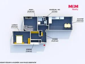Prodej bytu 3+kk, Plzeň, Plynární, 58 m2