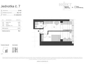 Prodej bytu 2+kk, Praha - Kyje, Vajgarská, 30 m2