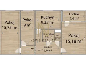 Pronájem bytu 3+1, Plzeň, Kralovická, 63 m2