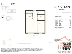 Prodej bytu 2+kk, Hradec Králové, Pod Zámečkem, 57 m2