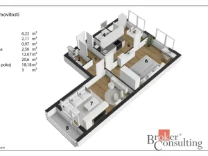 Pronájem bytu 3+1, Dobruška, Orlická, 70 m2