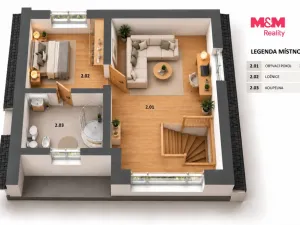 Prodej rodinného domu, Zlín - Mladcová, Mokrá II, 138 m2
