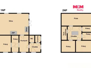 Prodej rodinného domu, Těchobuz, 290 m2
