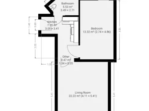 Prodej bytu 2+1, Praha - Libeň, Na stráži, 48 m2