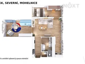 Prodej bytu 3+kk, Mohelnice, Severní, 61 m2